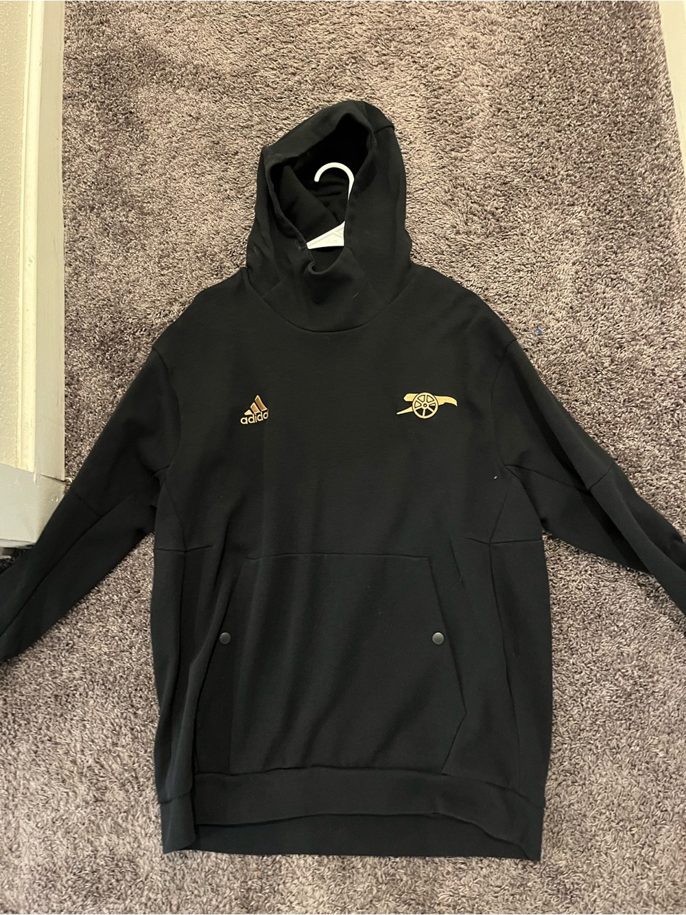 Arsenal adidas Travel Scuba Neck Pullover Hoodie
